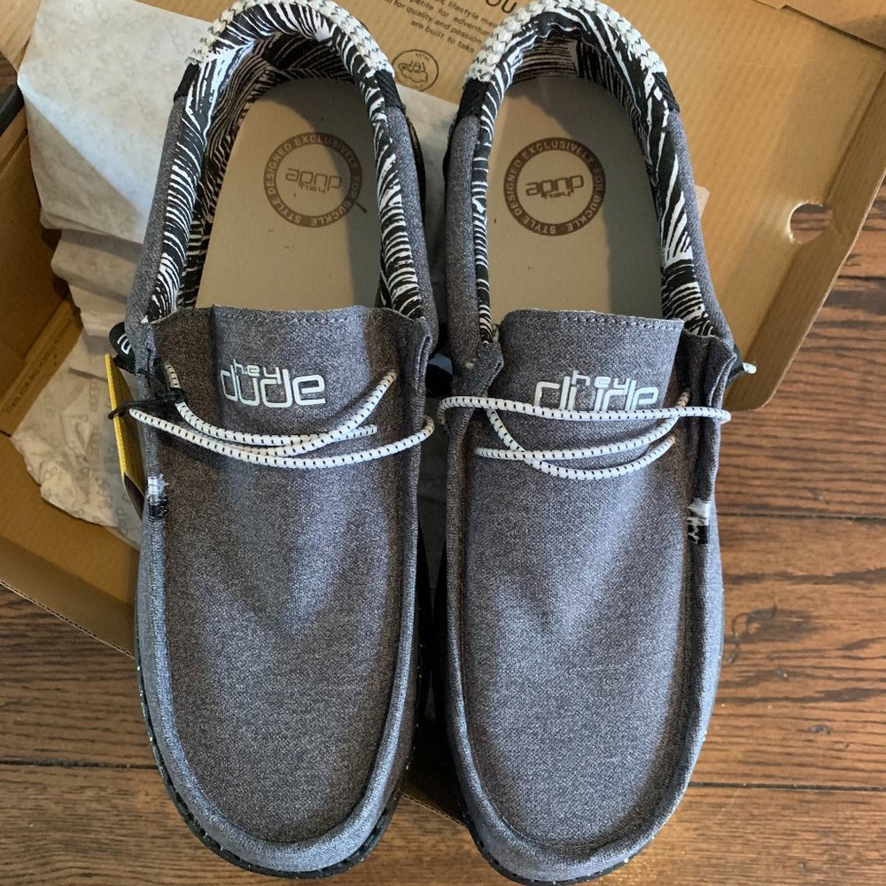 Hey Dude NIB Wally Break Lemur Exclusive  style~ Active Stretch - Picture 3 of 5